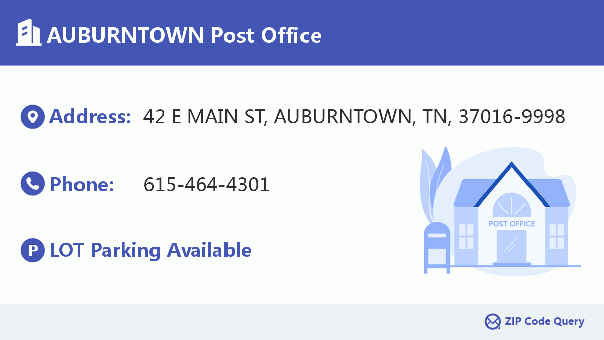 Post Office:AUBURNTOWN