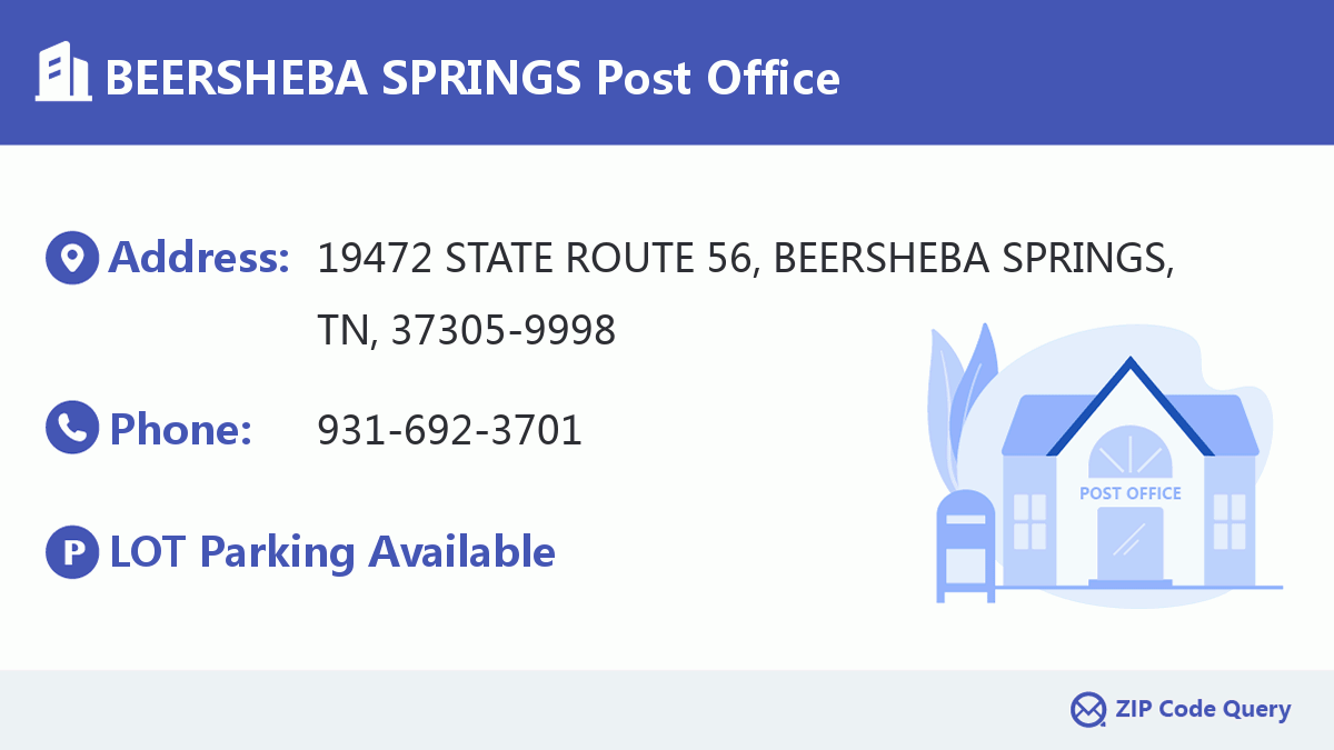 Post Office:BEERSHEBA SPRINGS