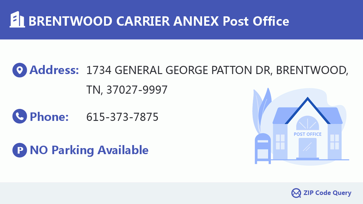 Post Office:BRENTWOOD CARRIER ANNEX