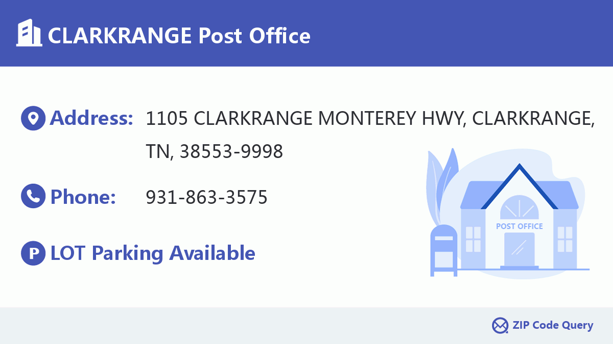 Post Office:CLARKRANGE