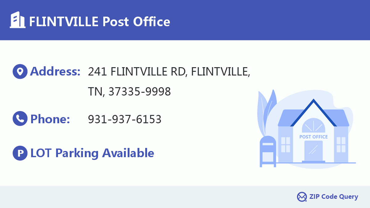 Post Office:FLINTVILLE