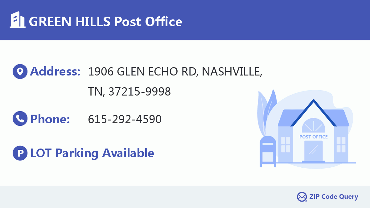 Post Office:GREEN HILLS