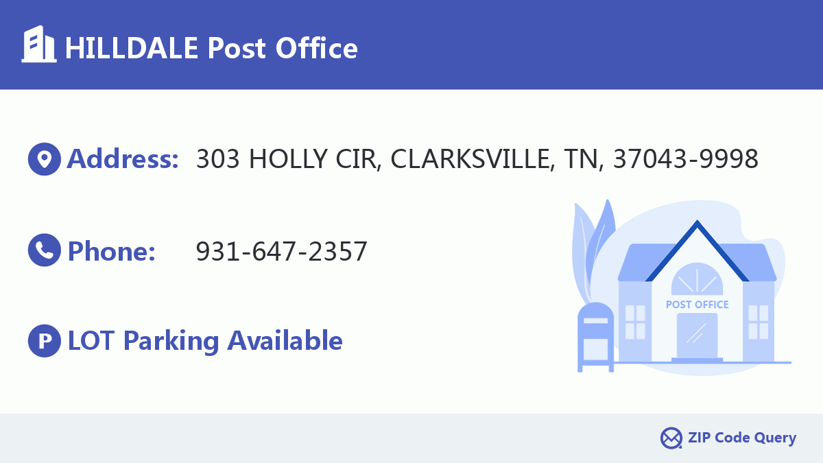 Post Office:HILLDALE
