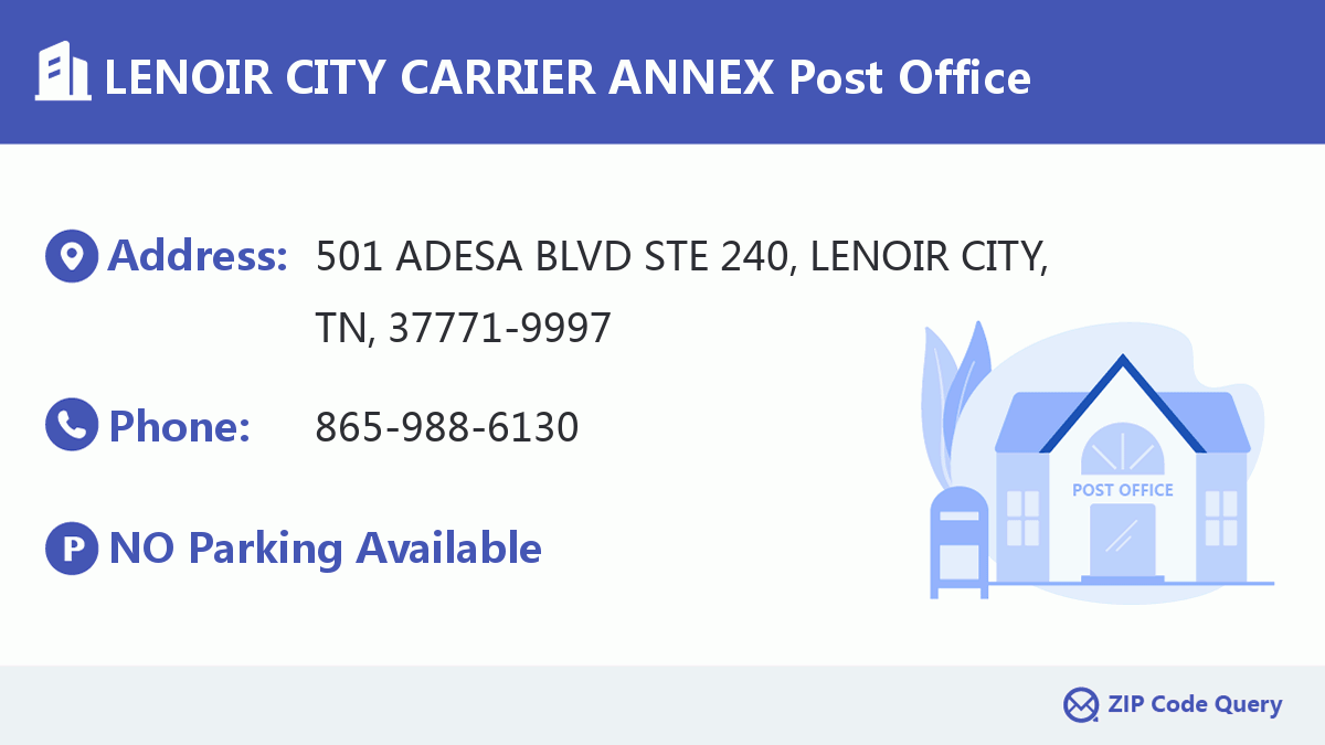 Post Office:LENOIR CITY CARRIER ANNEX