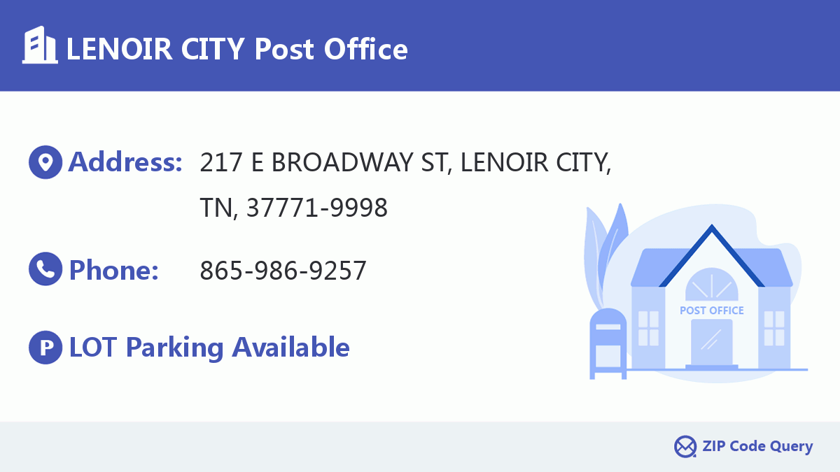 Post Office:LENOIR CITY