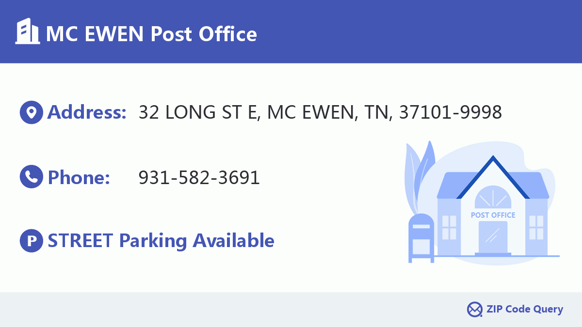 Post Office:MC EWEN