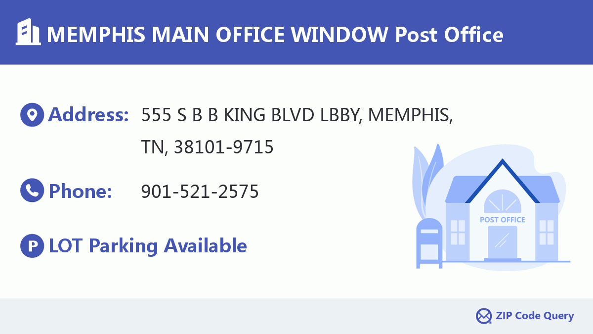Post Office:MEMPHIS MAIN OFFICE WINDOW