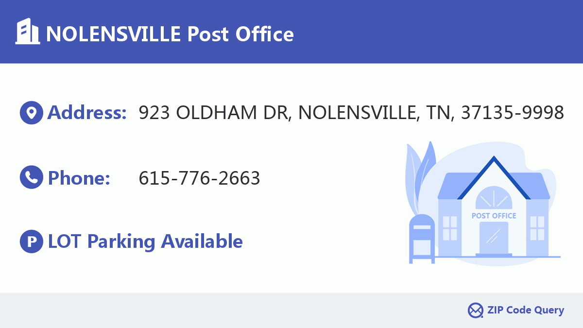 Post Office:NOLENSVILLE