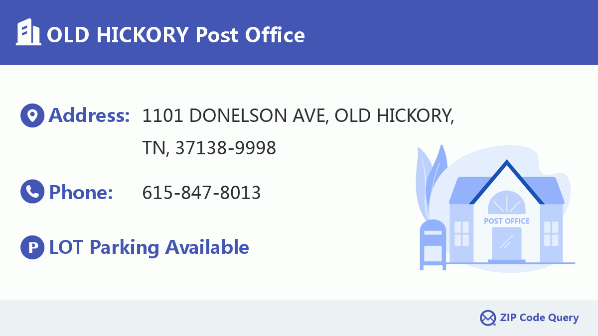 Post Office:OLD HICKORY