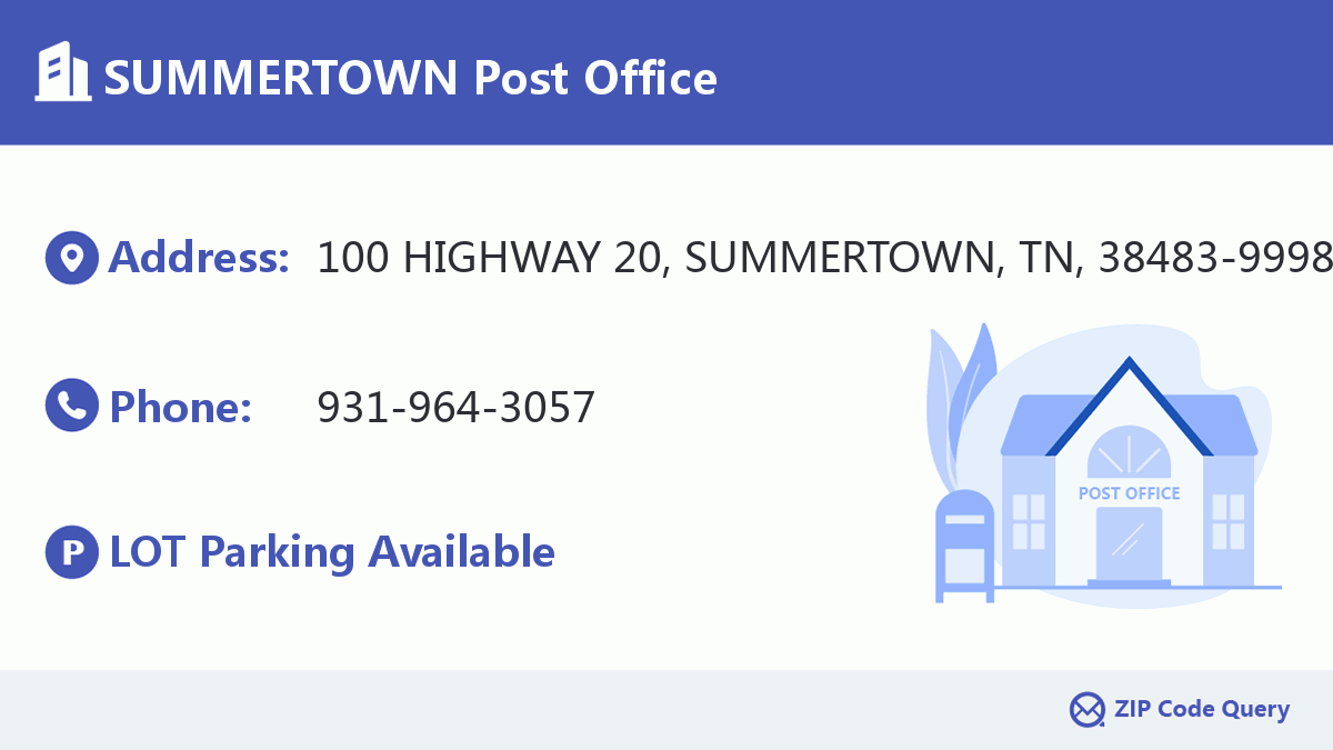 Post Office:SUMMERTOWN