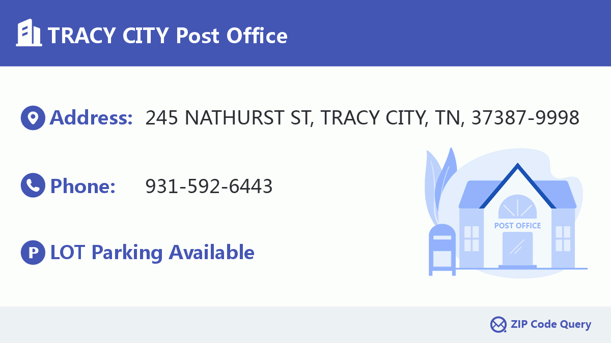 Post Office:TRACY CITY