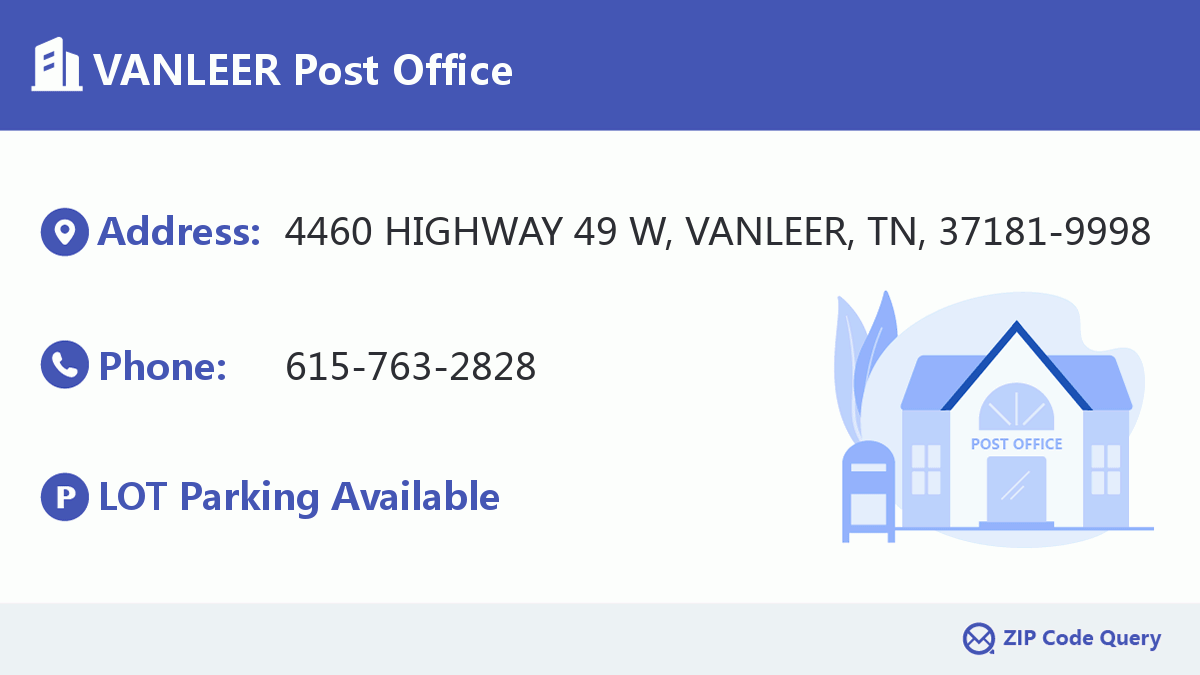 Post Office:VANLEER